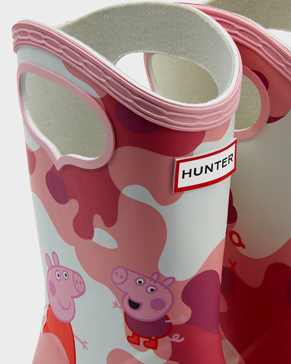 Botas De Agua Hunter Niños Original First Peppa Pig Grab Handle - Rosas - Argentina 1056JNPXY